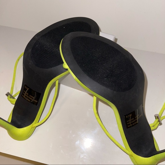 Cape Robbin Ankle Strap Neon Stiletto Heels - Picture 11 of 12